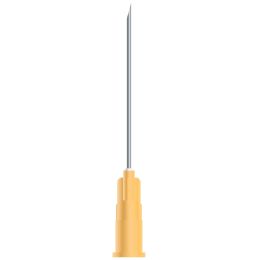 Медицинска практика/Дентална практика/СПРИНЦОВКИ И МЕДИЦИНСКИ ИГЛИ - PRIMA 100 Pack 19G стерилна игла за хиподермални инжекции за еднократна употреба с капачка, светло жълта, 1,10x38 mm