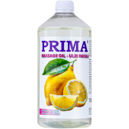 Козметичен СПА/МАСАЖ И СПА/Продукти за масаж - PRIMA Масажно олио за терапевтичен масаж, с вкус на лимон, 1л