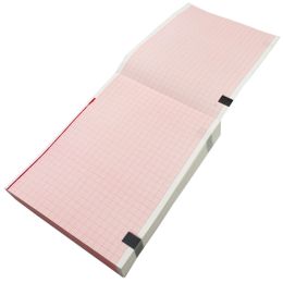 Медицинска практика/КОНСУМАТИВИ ЗА ЕКГ/ЕКГ И УЛТРАЗВУК/ЕКГ/ЕКГ хартия - PRIMA ECG хартия 110x140мм (Nihon Kohden), 143 листа, оранжева
