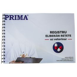 Ветеринарен/ВЕТЕРИНАРНИ КОНСУМАТИВИ/Продукти за ветеринарни доставки - Ветеринарен регистър за рецепти, A4, 50 страници