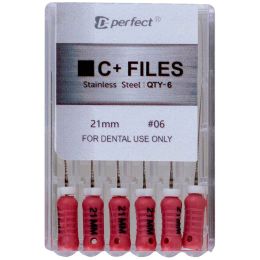 Дентална практика/ЕНДОДОНТИЯ/Игли за коренови канали - C-Pilot Fileas 06 (розов) 21mm 6 бр