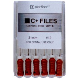 Дентална практика/ЕНДОДОНТИЯ/Игли за коренови канали - C-Pilot Fileas 12 (кафяв) 21mm 6 бр