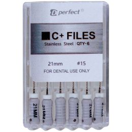 Дентална практика/ЕНДОДОНТИЯ/Игли за коренови канали - C-Pilot Fileas 15 (бял) 21mm 6 бр